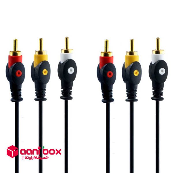 مشخصات، قیمت و خرید کابل 3 به 3 RCA مدل AV3 طول1.5