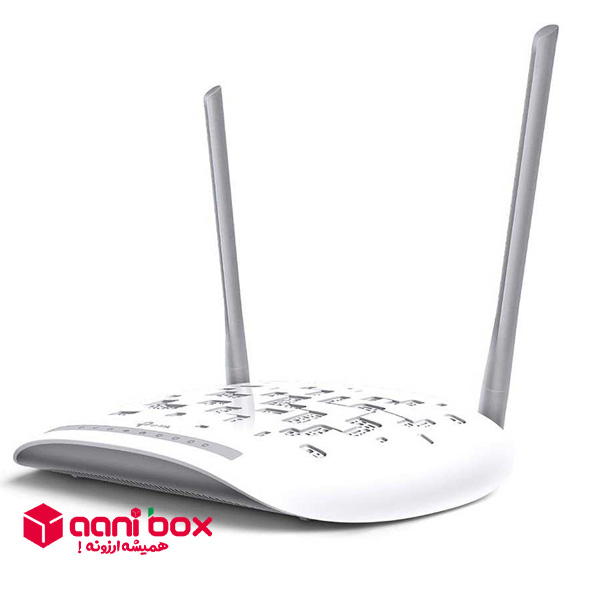 مشخصات، قیمت و خرید مودم روتر ADSL2 Plus بی‌سیم N300 تی پی-لینک مدل TD-W8961N_V1 آنی باکس