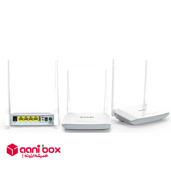 مشخصات، قیمت و خرید مودم روتر ADSL2 Plus تندا مدل D301 V2 -آنی باکس